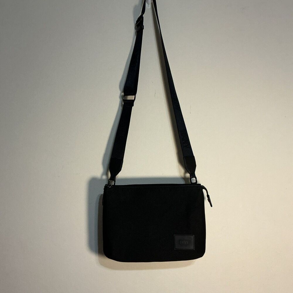 DKNY Women's Black Tilly Medium Triple Compartment Crossbody Bag $158